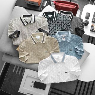 Áo thun polo nam.  Vải hãng dư cao cấp, sợi cotton dệt mềm mịn cấu thành chất vải có độ dày vừa phải.