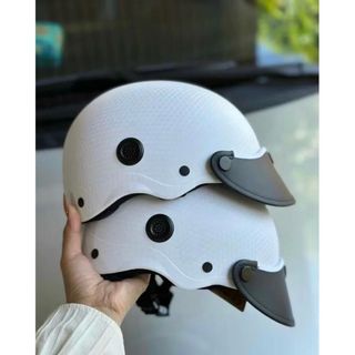 Bảo Di Shop [Top Value] Nón Mũ Bảo Hiểm Cao Cấp 1/2 Nửa Đầu Họa Tiết Ca Rô, Nhiều Màu Sắc, Freesize 54-58cm