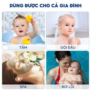 Miếng dán tai chống nước có nút bông bịt tai cho bé khi đi tắm/đi bơi, chất liệu màng PU siêu mỏng - Hộp 30c