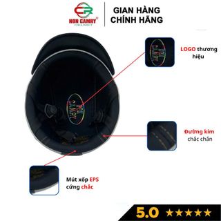 BảoDi Shop  Mũ Bảo Hiểm Thời Trang - An Toàn - Giá Rẻ Mũ bảo hiểm 1/2 thời trang  HELMETS, màu xám xi măng trẻ trung, có lỗ thông gió, freesize (55-58cm)