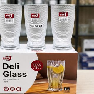 BỘ 6 LY THỦY TINH DELI GLASS KB162-2B