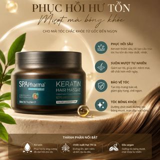 Ủ tóc Spapharma Pháp dưỡng tóc dài suôn mượt 500ml