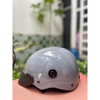 Bảo Di Shop NÓN BẢO HIỂM NỬA ĐẦU PHỦ BÓNG NHIỀU MÀU LỰA CHỌN (NANO)
