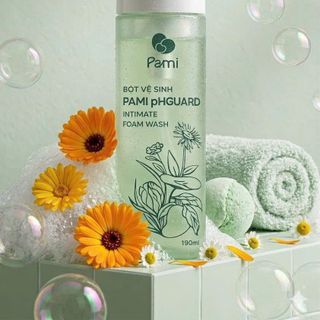 Dung dịch vệ sinh phụ nữ dạng bọt siêu mịn Pami pHGuard dưỡng ẩm cân bằng pH, giảm vi khuẩn