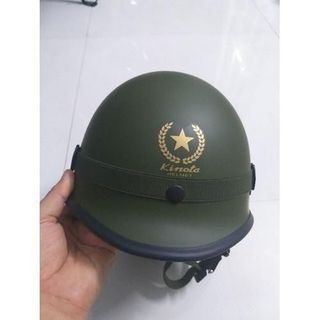 DAN GROUP Mũ Bảo Hiểm Thời Trang - An Toàn - Giá Rẻ nón bảo hiểm lính mỹ KINOTA xanh rêu nhám siêu đẹp bảo đảm an toàn cho người sử dụng
