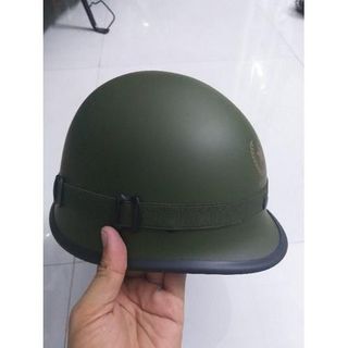 DAN GROUP Mũ Bảo Hiểm Thời Trang - An Toàn - Giá Rẻ nón bảo hiểm lính mỹ KINOTA xanh rêu nhám siêu đẹp bảo đảm an toàn cho người sử dụng