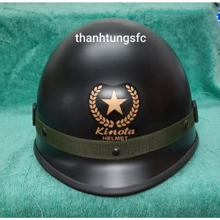 DAN GROUP Mũ Bảo Hiểm Thời Trang - An Toàn - Giá Rẻ nón bảo hiểm lính mỹ KINOTA xanh rêu nhám siêu đẹp bảo đảm an toàn cho người sử dụng