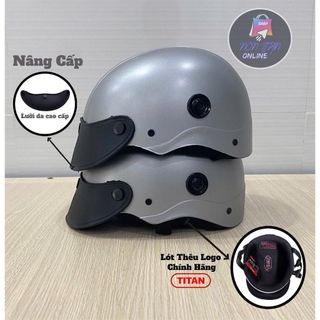 Bảo Di Shop Nón Bảo Hiểm Chính Hãng BẢODI HELMET 1/2 Đầu - Màu Sơn Nhám - Có Lỗ Thông Gió - Hợp Với Nam & Nữ