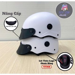 Bảo Di Shop Nón Bảo Hiểm Chính Hãng BẢODI HELMET 1/2 Đầu - Màu Sơn Nhám - Có Lỗ Thông Gió - Hợp Với Nam & Nữ