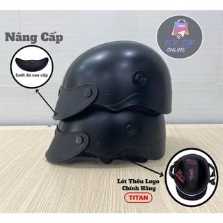 Bảo Di Shop Nón Bảo Hiểm Chính Hãng BẢODI HELMET 1/2 Đầu - Màu Sơn Nhám - Có Lỗ Thông Gió - Hợp Với Nam & Nữ