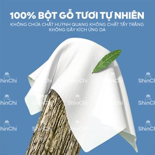 [SỈ TỪ 1 THÙNG] Thùng 6 bịch khăn giấy rút treo tường SHINCHI 1280 tờ 4 lớp