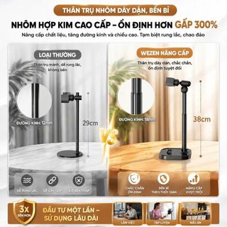 Giá đỡ điện thoại - kẹp điện thoại Livestream GD04 (T8) xoay 360 độ, phân phối toàn quốc