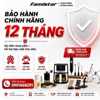 [GIÁ SỈ TỐT ] Quạt Tích Điện Kẹp Bàn có đèn led Famistar FS-001, BH 1 năm, phân phối toàn quốc