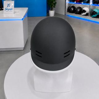 Mũ Nón Bảo Hiểm Phom Cá Heo Basic Đạt Chuẩn BẢODI Helmet Màu Đen Nhám - Viền Trắng