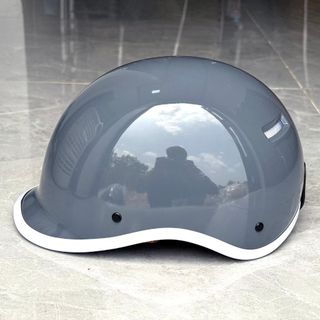Mũ Bảo Hiểm Nữa Đầu Kiểu Dáng Cá Heo Kiểu Nhật Đạt Chuẩn FreeSize Cho Vòng Đầu 52 đên 58cm