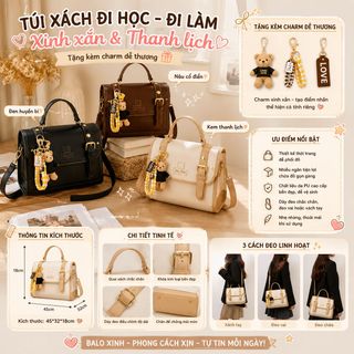 👜 TÚI XÁCH NỮ W858 – THANH LỊCH, NHỎ GỌN, DỄ PHỐI ĐỒ ✨