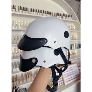 Bảo Di Shop NÓN MŨ BẢO HIỂM  NỬA ĐẦU 1/2 TRƠN CAO CẤP-NHIỀU MÀU-CÓ LỖ THÔNG GIÓ - FREEZSIZE
