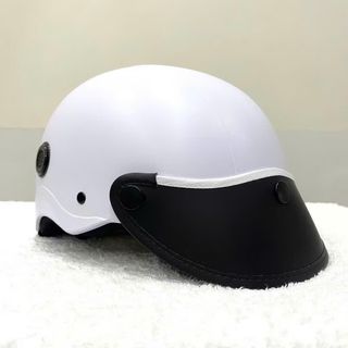 BảoDi Shop mũ bảo hiểm 1/2 đầu sơn đủ màu có lỗ thông gió lưỡi trai tháo rời được loại xịn