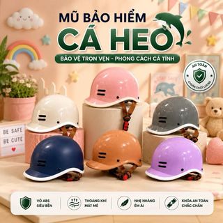 Mũ Bảo Hiểm Kiểu Dáng Cá Heo Mẫu Mới Đủ Màu Cao Cấp Phù Hợp Cả Nam Và Nữ