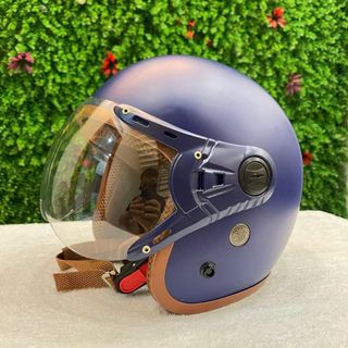 Mũ Bảo Hiểm 3/4 Kính Chống Tia UV Cao Cấp, Nón Bảo Hiểm 3/4 Thời Trang Gọn Nhẹ Nhiều Màu Cho Nam và Nữ
