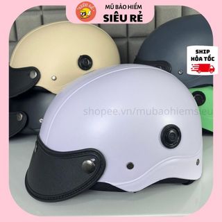 Bảo Di Shop Mũ bảo hiểm nửa đầu chính hãng siêu rẻ có thông gió , nón bảo hiểm đa dạng màu sắc sơn nhám bền màu phù hợp mọi lứa tuổi