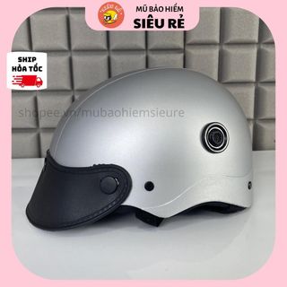 Bảo Di Shop Mũ bảo hiểm nửa đầu chính hãng siêu rẻ có thông gió , nón bảo hiểm đa dạng màu sắc sơn nhám bền màu phù hợp mọi lứa tuổi