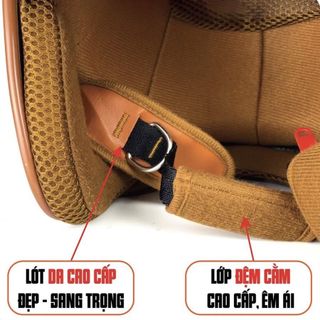 Mũ Bảo Hiểm 3/4 Kính Chống Tia UV Cao Cấp, Nón Bảo Hiểm 3/4 Thời Trang Gọn Nhẹ Nhiều Màu Cho Nam và Nữ