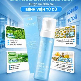 Dung dịch vệ sinh dạng bọt  Ladycare Extra Aloe Vera