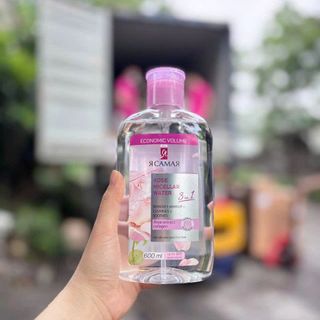 Nước tẩy trang làm sạch sâu lành tính Nga Ya Samaya 600ml nắp nhún