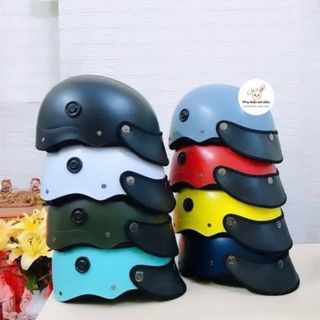Bảo Di Shop Nón bảo hiểm nửa đầu thời trang, kiểu dáng nón sơn năng động, có lỗ thông gió thoáng mát