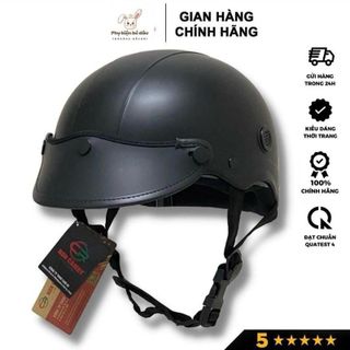 Bảo Di Shop Nón bảo hiểm nửa đầu thời trang, kiểu dáng nón sơn năng động, có lỗ thông gió thoáng mát