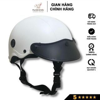 Bảo Di Shop Nón bảo hiểm nửa đầu thời trang, kiểu dáng nón sơn năng động, có lỗ thông gió thoáng mát