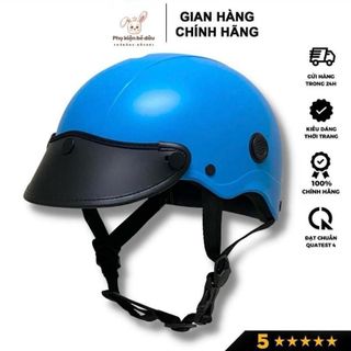 Bảo Di Shop Nón bảo hiểm nửa đầu thời trang, kiểu dáng nón sơn năng động, có lỗ thông gió thoáng mát