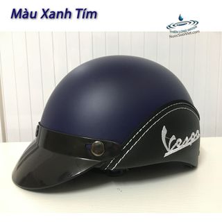 DAN GROUP Mũ Bảo Hiểm Thời Trang - An Toàn - Giá Rẻ Half-Head Helmet with Anti-Scratch Leather Trim - Quality Freesize 1/2-Head Helmet