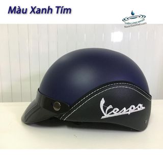 DAN GROUP Mũ Bảo Hiểm Thời Trang - An Toàn - Giá Rẻ Half-Head Helmet with Anti-Scratch Leather Trim - Quality Freesize 1/2-Head Helmet