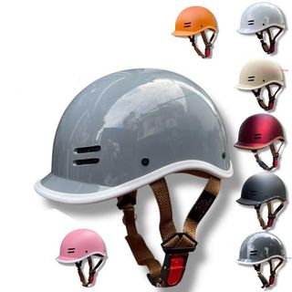 BảoDi Shop  Mũ Bảo Hiểm Thời Trang - An Toàn - Giá Rẻ Japanese Half-Helmet, Baseball Helmet, Thick, with Safety Lock
