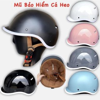 BảoDi Shop  Mũ Bảo Hiểm Thời Trang - An Toàn - Giá Rẻ Japanese Half-Helmet, Baseball Helmet, Thick, with Safety Lock