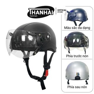 Mũ Bảo Hiểm Thời Trang - An Toàn - Giá Rẻ DANGROUP Mũ Bảo Hiểm Sơn Đủ Màu Có Kính Giá Rẻ