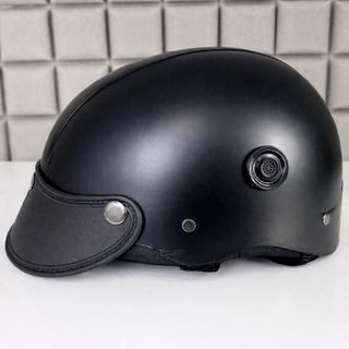 Bảo Di Shop Mũ Bảo Hiểm Nửa Đầu 1/2 Sơn Nhám Nón Bảo Hiểm Giá Rẻ Nhẹ Thoáng Có Lỗ Thông Gió Nam Nữ