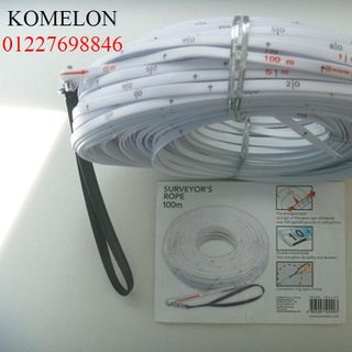 Thước đũa nhựa bọc sợi thủy tinh đo cọc khoan nhồi Komelon 100m