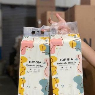 Khăn Giấy Rút Khô Đa Sắc Top Gia 1280 Tờ Full Vat
