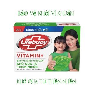 Xà Bông Lifebuoy Bảo Vệ Vượt Trội Khỏi Vi Khuẩn Màu Xanh Lá 90g Thùng 72 cục