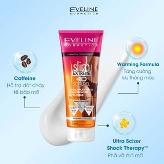 Kem tan mỡ Eveline giúp da săn chắc, giảm mỡ bụng tuýp 250ml