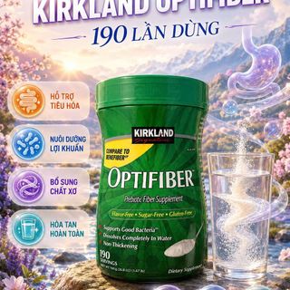 [Giá Sỉ Tốt] Bột Bổ Sung Chất Xơ Kirkland Signature Optifiber 760g Mỹ (190 Lần Dùng)