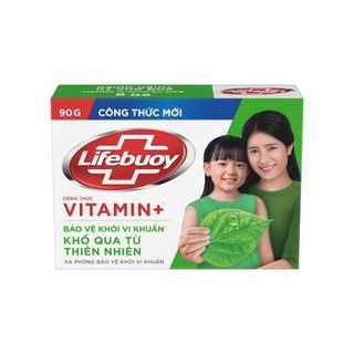Xà Bông Lifebuoy Bảo Vệ Vượt Trội Khỏi Vi Khuẩn Màu Xanh Lá 90g Thùng 72 cục
