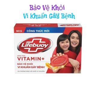 Xà Bông Lifebuoy Bảo Vệ Vượt Trội Khỏi Vi Khuẩn Màu Đỏ 90g Thùng 72 cục