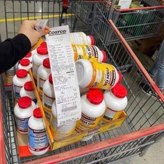 Dầu Cá Kirkland Signature Fish Oil 1000mg 400 Viên Mỹ. CAM KẾT CHÍNH HÃNG