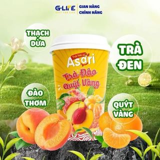 Trà ASARI Mix 2 Vị Đào Quýt Vàng