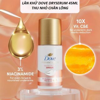Lăn Ngăn Mùi Dove Tinh Chất Serum 45ml