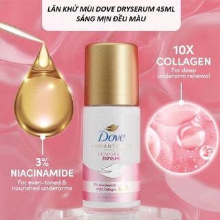 Lăn Ngăn Mùi Dove Tinh Chất Serum 45ml